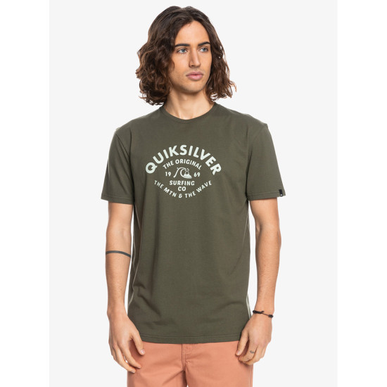 Quiksilver Ανδρική κοντομάνικη μπλούζα Script Talk Front - T-Shirt for Men
